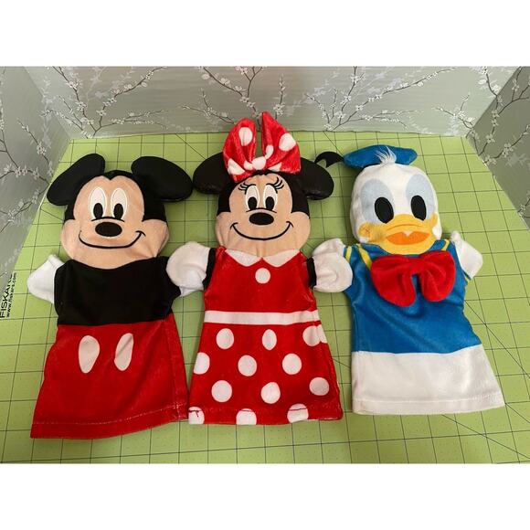 Disney | Toys | Melissa And Doug Disney Mickey Mouse Puppet Set Plush ...